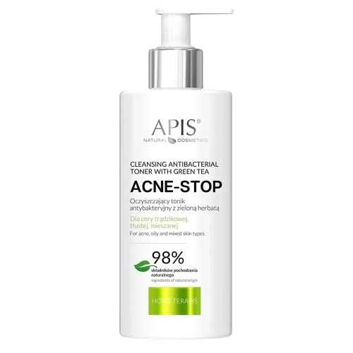 Apis - Home TerApis - Acne-Stop - Arctisztító Antibakteriális Tonik Zöld Teával - 300ml
