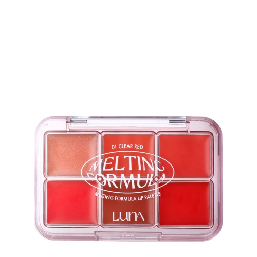LUNA - Melting Formula Lip Palette - Szájfény Paletta - 01 Clear Red - 10,2g