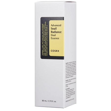 Cosrx - Advanced Snail Radiance Dual Essence - Esszencia Csiganyálkával - 80ml