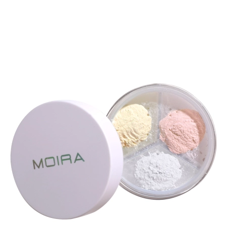 Moira - Set & Correct Loose Setting Powder - Korrigáló Púder Szett - 002 Translucent - 4,6g