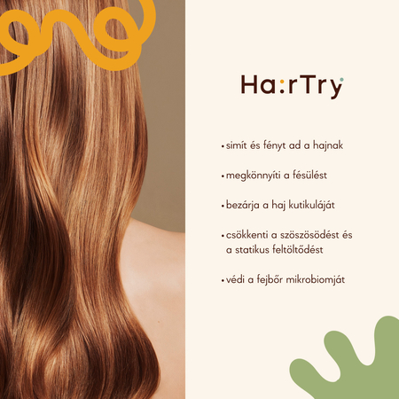 HairTry - Vin Glosser - Fényesítő és Simító Hajöblítő Ecettel - 200ml