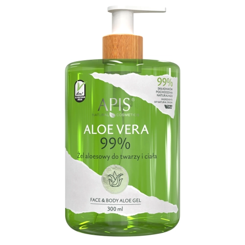 Apis - Aloe Vera - 99% Aloe Vera Zselé Arcra és Testre - 300 ml