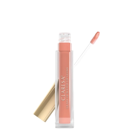 Claresa - Glass Of Water Lip Gloss - Szájfény Tükörfény Hatással - Iced Latte - 06 - 2 g