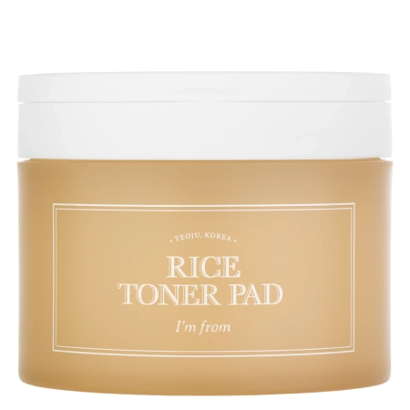 I'm From - Rice Toner Pad - Hidratáló és Világosító Arckorongok - 60db
