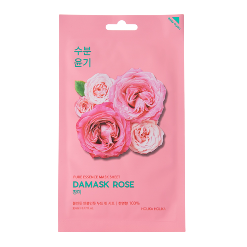 Holika Holika - Pure Essence Mask Sheet - Rose - Fátyolmaszk Damaszkuszi Rózsakivonattal - 23ml