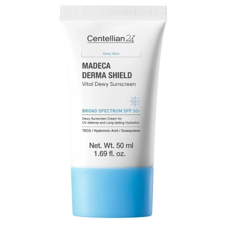 Centellian24 - Madeca Derma Shield Safe Moisture Sun Cream - Hidratáló Arckrém SPF 50+ PA++++ - 50ml
