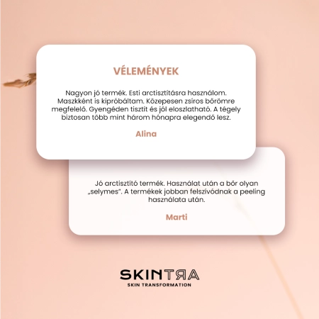 SkinTra - Pink Pow(d)er - Agyag Alapú Multifunkcionális Tisztító és Hámlasztó Enzimes Púder - 40g