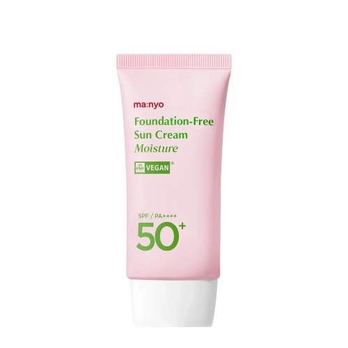 Ma:nyo - Foundation-Free Sun Cream Moisture SPF50+ PA++++ - Bőrkiegyenlítő Fényvédő Krém - 50ml