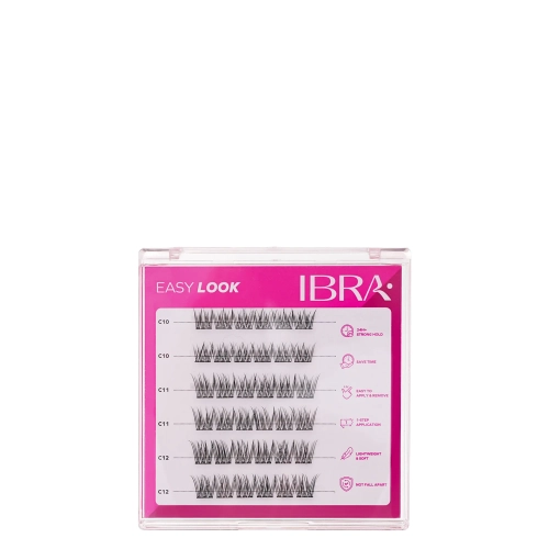 Ibra Makeup - Öntapadó Műszempilla Tincsek - Easy Look - 3mm