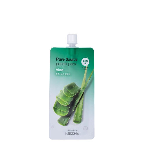 Missha - Pure Source Pocket Pack - Aloe - Hidratáló Arcmaszk - 10ml