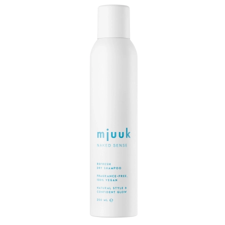 Mjuuk - Naked Sense Fragrance-free Refresh Dry Shampoo - Száraz Hajsampon - illatmentes - 250ml
