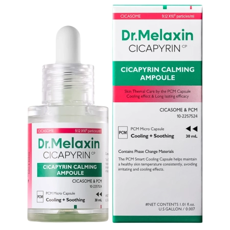 Dr.Melaxin - Cicapyrin Calming Ampoule - Arcszérum Ázsiai Gázló Exoszómákkal - 30ml