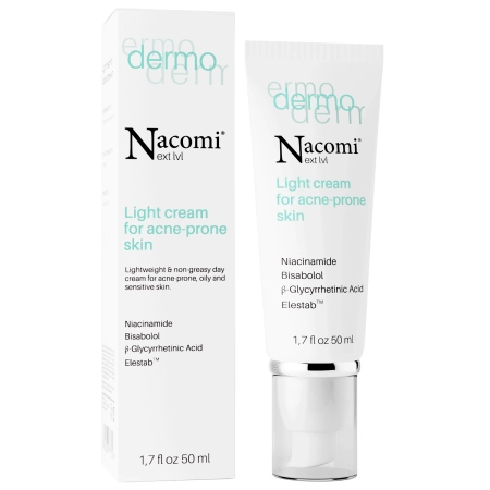Nacomi - Dermo - Könnyed Krém Aknés Bőrre - 50ml