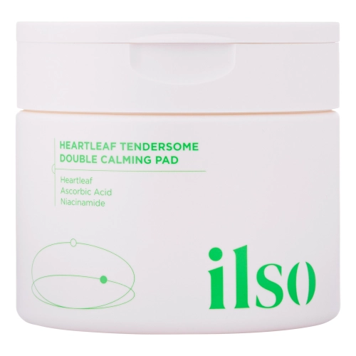 Ilso - Heartleaf Tendersome Double Calming Pad - Bőrnyugtató Arckorongok - 60db/320g