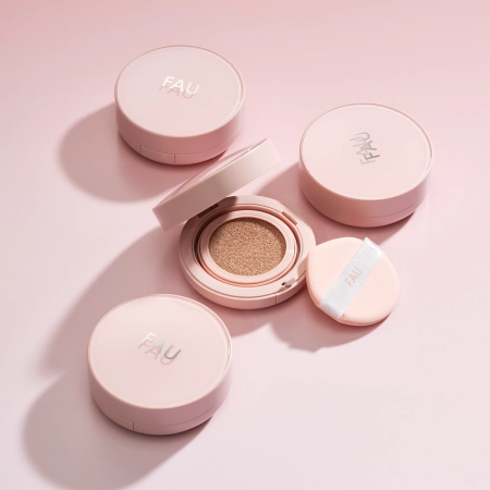 FAU - Skin Solution Cushion - Nyugtató Hatású Alapozó Párna - 15g+15g