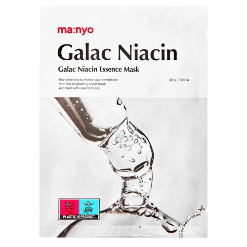 Ma:nyo - Galac Niacin Essence Mask - Világosító Fátyolmaszk - 1db/30g
