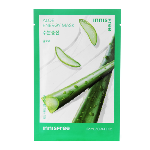 Innisfree - Squeeze Energy Mask - Aloe - Refreshing - Frissítő Fátyolmaszk - 22ml