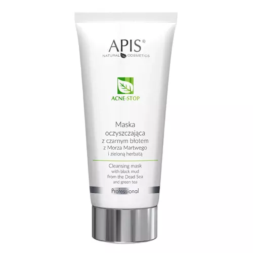 Apis - Professional - Akne-Stop - Tisztító Maszk Holt-tengeri Fekete Iszappal és Zöld Teával - 200ml
