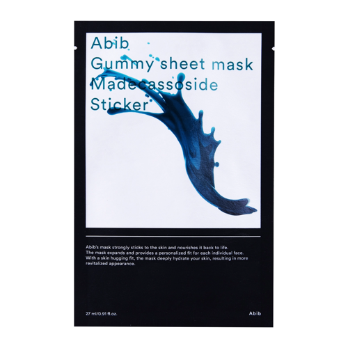 Abib - Gummy Sheet Mask Madecassoside Sticker - Hidratáló Lapmaszk - 27ml