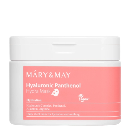 Mary&May - Hyaluronic Panthenol Hydra Mask - Hidratáló Arcmaszk Szett - 30db.