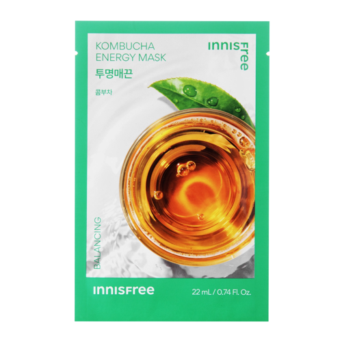 Innisfree - Squeeze Energy Mask - Kombucha - Clarifying - Tisztító Fátyolmaszk - 22ml