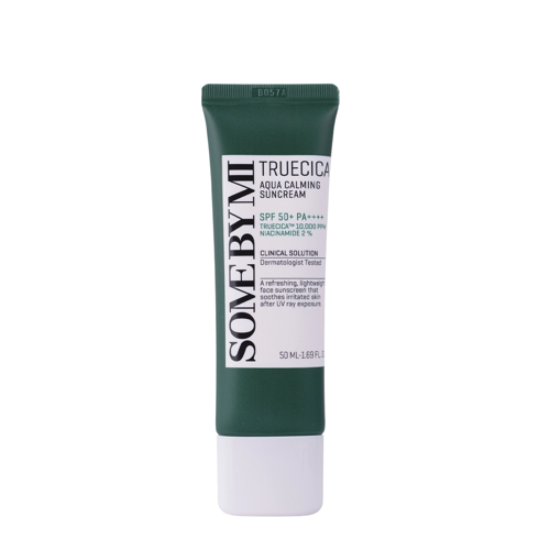 Some By Mi - Truecica Aqua Calming Suncream SPF50+/PA++++ - Bőrnyugtató Napvédő Krém - 50ml