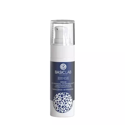 BasicLab - Esteticus - Hidratálás és feltöltés - Szérum 15% trehalózzal, 10% peptiddel és hialuronsavval - 30ml
