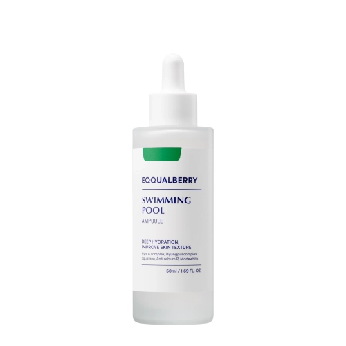EQQUALBERRY - Swimming Pool Ampoule - Hidratáló és Bőrnyugtató Arcampulla - 50ml