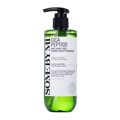 Some By Mi - Cica Peptide Anti Hair Loss Derma Scalp Shampoo - Peptid Sampon Hajhullás Ellen - 285ml