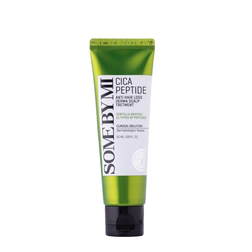 Some By Mi - Cica Peptide Anti Hair Loss Derma Scalp Treatment - Hajhullás Elleni Kezelés Peptidekkel - 50ml