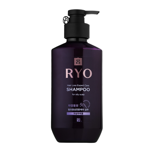 Ryo - Hair Loss Expert Care 9EX Shampoo For Oily Scalp - Hajhullás Elleni Sampon - 400ml