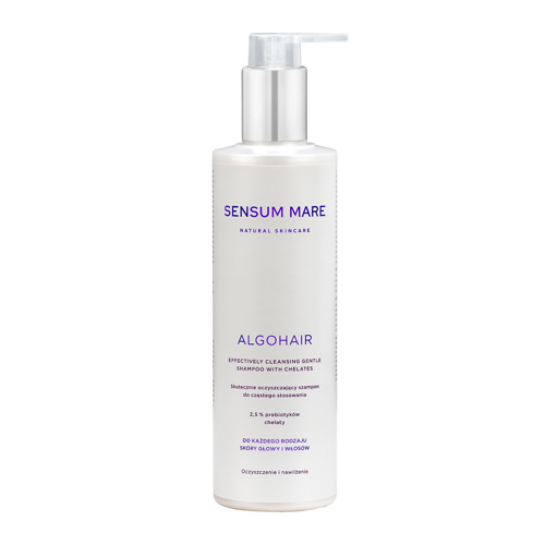 Sensum Mare - Algohair - Effctively Cleansing Gentle Shampoo with Chelates - Mélytisztító Sampon Gyakori Használatra - 250ml