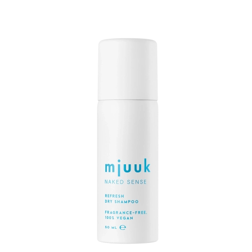 Mjuuk - Naked Sense Fragrance-free Refresh Dry Shampoo - Száraz Hajsampon - Illatmentes - 50ml
