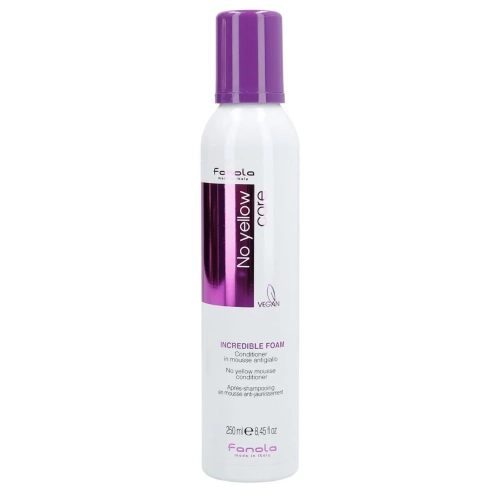 Fanola - No Yellow Care Incredible Foam Conditioner - Kondicionáló Hab Szőke Hajra - 250ml