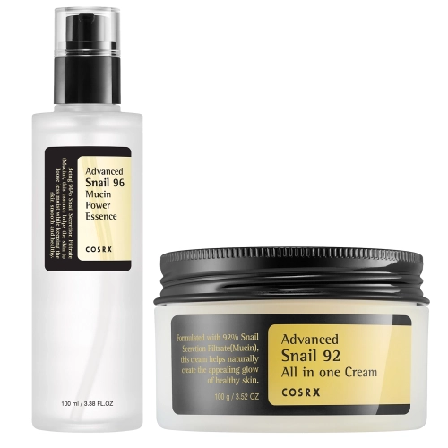 COSRX - Snail Repair Duo Szett - 100 ml + 100 g