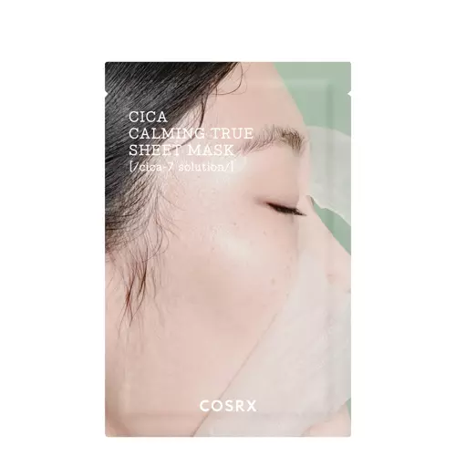  Cosrx - Pure Fit Cica Calming True Sheet Mask - Nyugtató Lapmaszk Ázsiai Gázlóval - 21ml