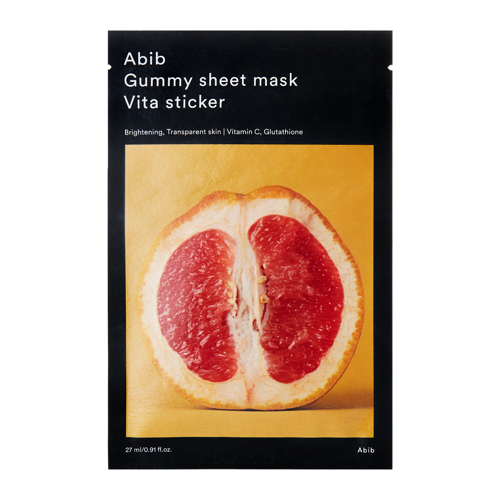 Abib - Gummy Sheet Mask Vita Sticker - Ragyogtató Fátyolmaszk - 27ml