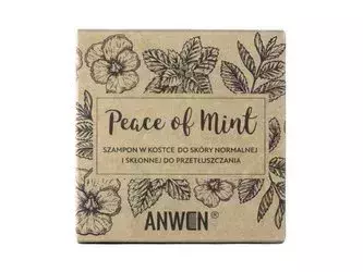 Anwen - Peace Of Mint - Szilárd Sampon Normál és Zsíros Fejbőrre - Fémdoboz - 75g