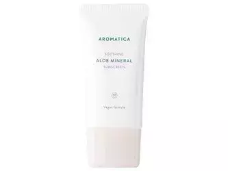 Aromatica - Aloe Mineral Sunscreen SPF50/PA++++ - Hidratáló Krém Ásványi Szűrővel - 50ml