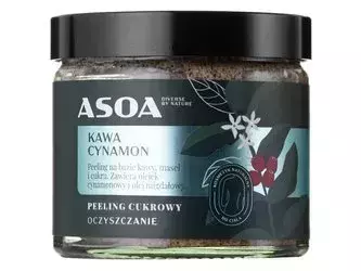 Asoa - Cukros Kávé Peeling Fahéj Olajjal - 250ml