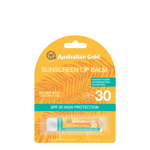 Australian Gold - Lip Balm Moisture Max SPF30 - Hidratáló Ajakbalzsam UV-szűrővel - 4.2g