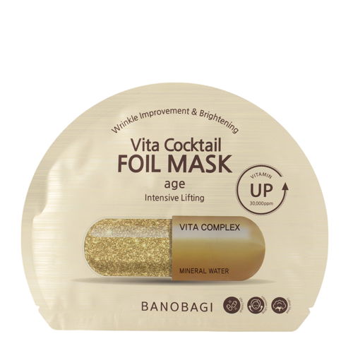 Banobagi - Vita Cocktail Foil Mask Age - Anti-Aging Fátyolmaszk - 1db/30g