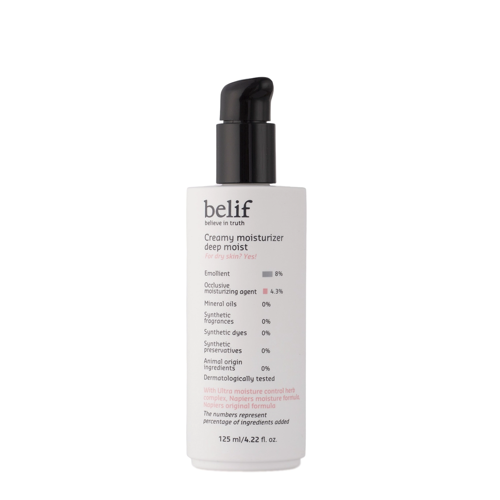 Belif - Creamy Moisturizer Deep Moist - Intenzív Hidratáló Arc- és Dekoltázs Krém - 125ml