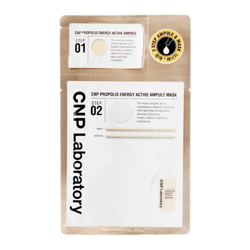 CNP Cosmetics - Propolis Energy Ampule 2-Step Mask - Hidratáló Arcmaszk Propolisszal - 1.5ml + 30ml