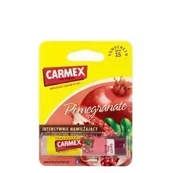 Carmex - Moisturizing Lip Balm - Hidratáló Ajakbalzsam Stift - Pomegranate - 4,25g