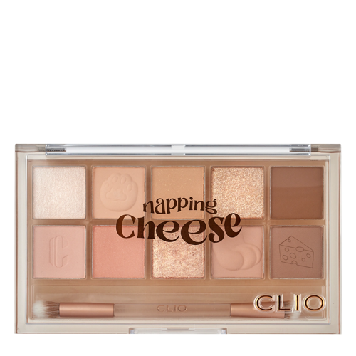 Clio - Pro Eye Palette - Koshort in Seoul Limited - Szemhéjfesték Paletta - 019 Napping Cheese - 6g