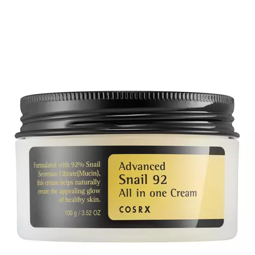 Cosrx - Advanced Snail 92 All in One Cream - Multifunkciós krém csiganyállal - 100g