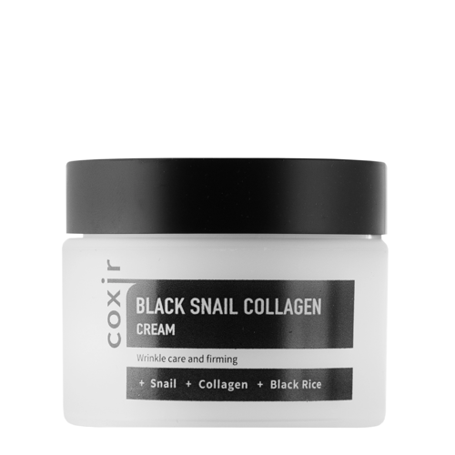 Coxir - Black Snail Collagen Cream - Ránctalanító Arckrém Csiganyálkával - 50ml