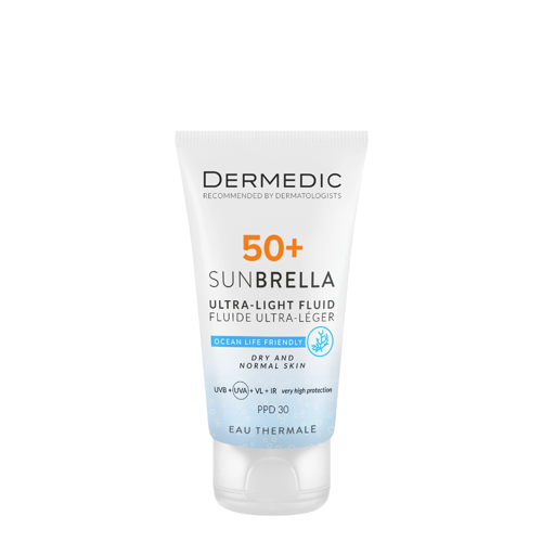 Dermedic - Sunbrella - Ultrakönnyű SPF 50+ Krém Száraz és Normál Bőrre - 40ml 