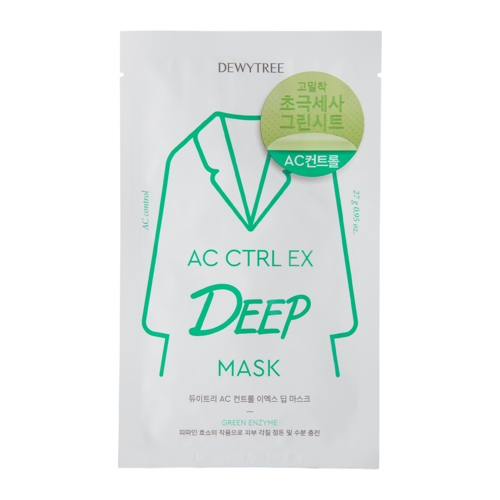 Dewytree - AC Ctrl Deep Mask - Tisztító Fátyolmaszk - 1db/27g